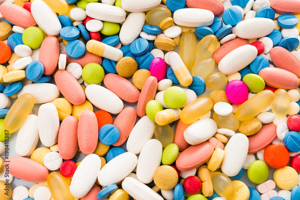 Medicine pills or capsules. pharmaceutical background Medicine pills or capsules. pharmaceutical background