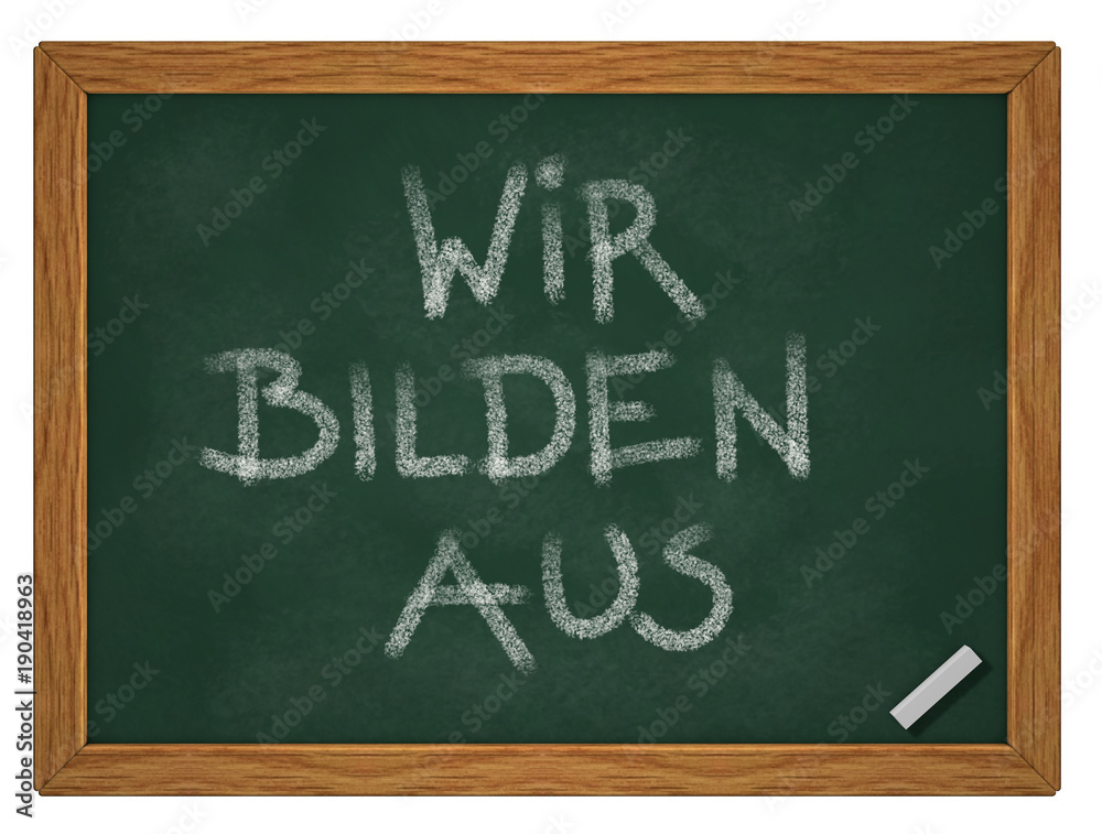Fototapeta premium wir bilden aus
