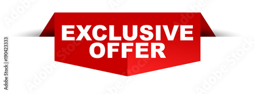 banner exclusive offer