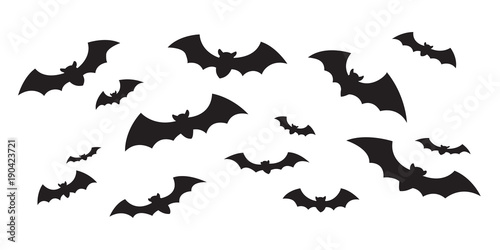 Bat vector Halloween icon logo fly doodle illustration character