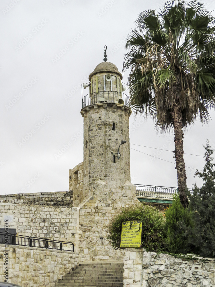 Jerusalem, Israel - starting from the Mount of Olives till the Old City of Jerusalem