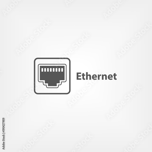 Ethernet simple icon