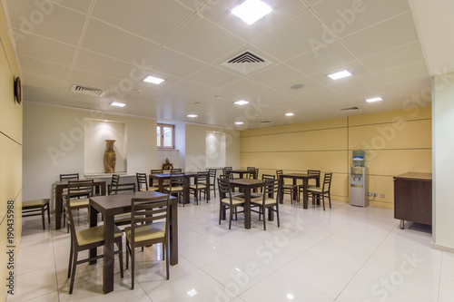 Empty Dining room in the office center or university