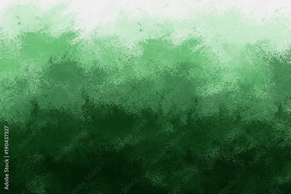 Abstract Grass Green Background that Resembles a Landscape with Gradient Colors from Light to Dark