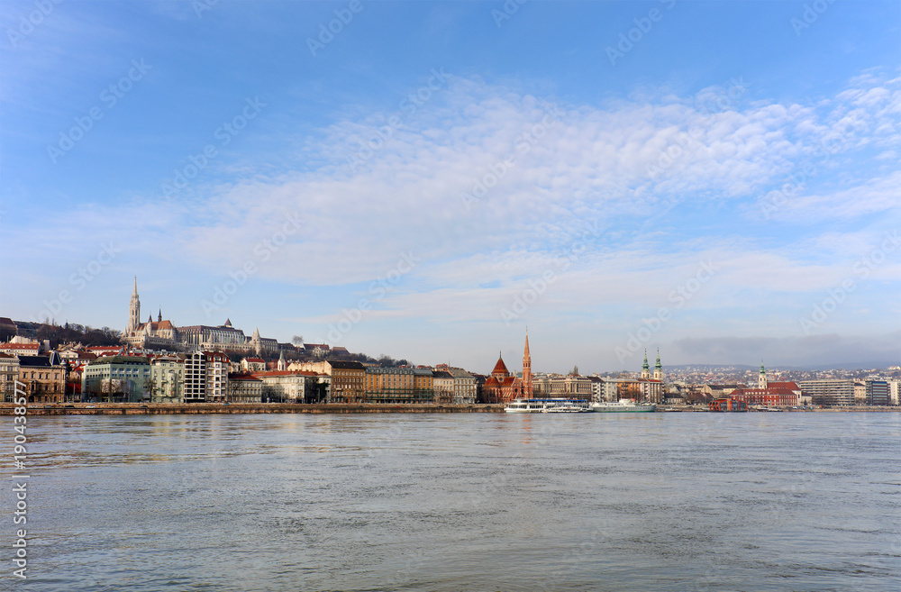 Danube River in Budapest, Europe