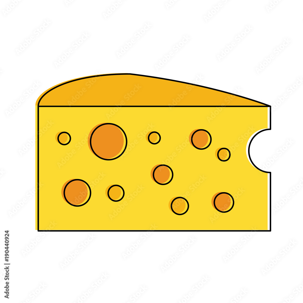 Cheese dairy isolated icon vector illustration graphic design Cheese dairy isolated icon vector illustration graphic design