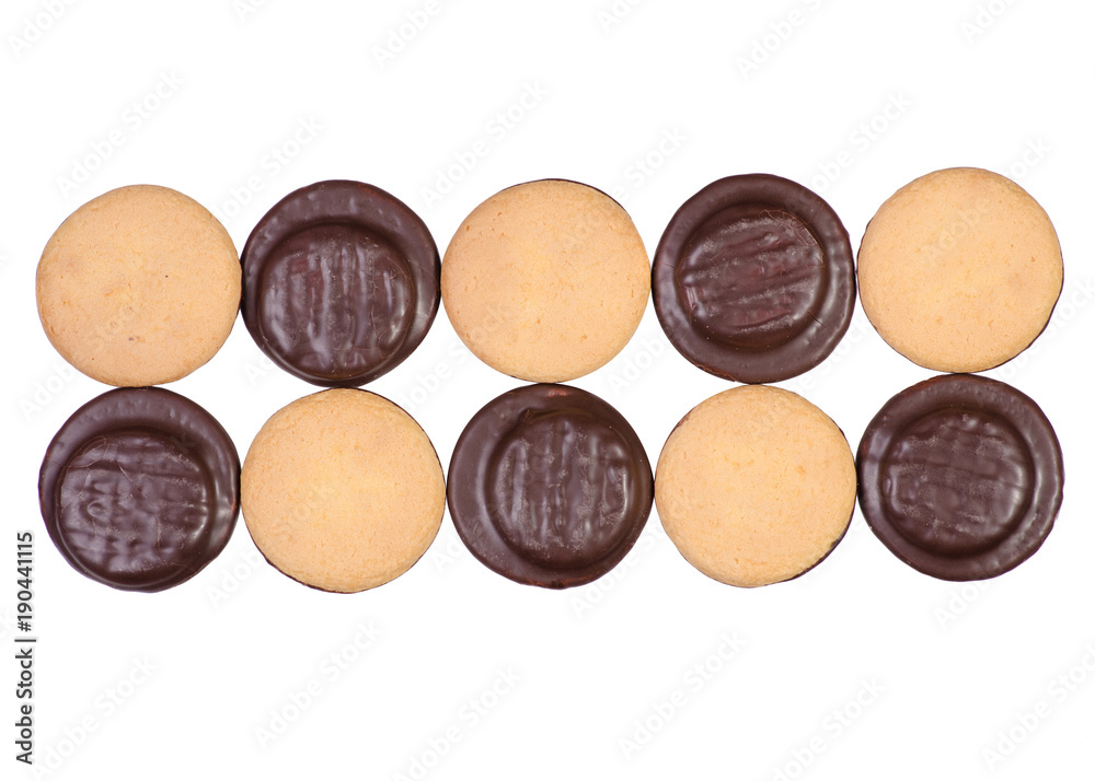 Cookies in chocolate Cookies in chocolate