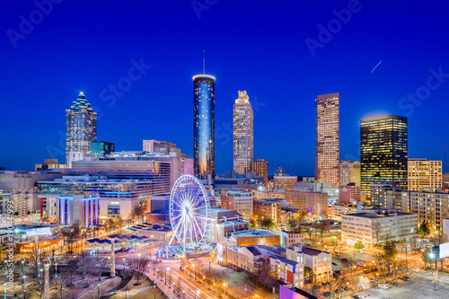Atlanta, Georgia, USA downtown city skyline. photo