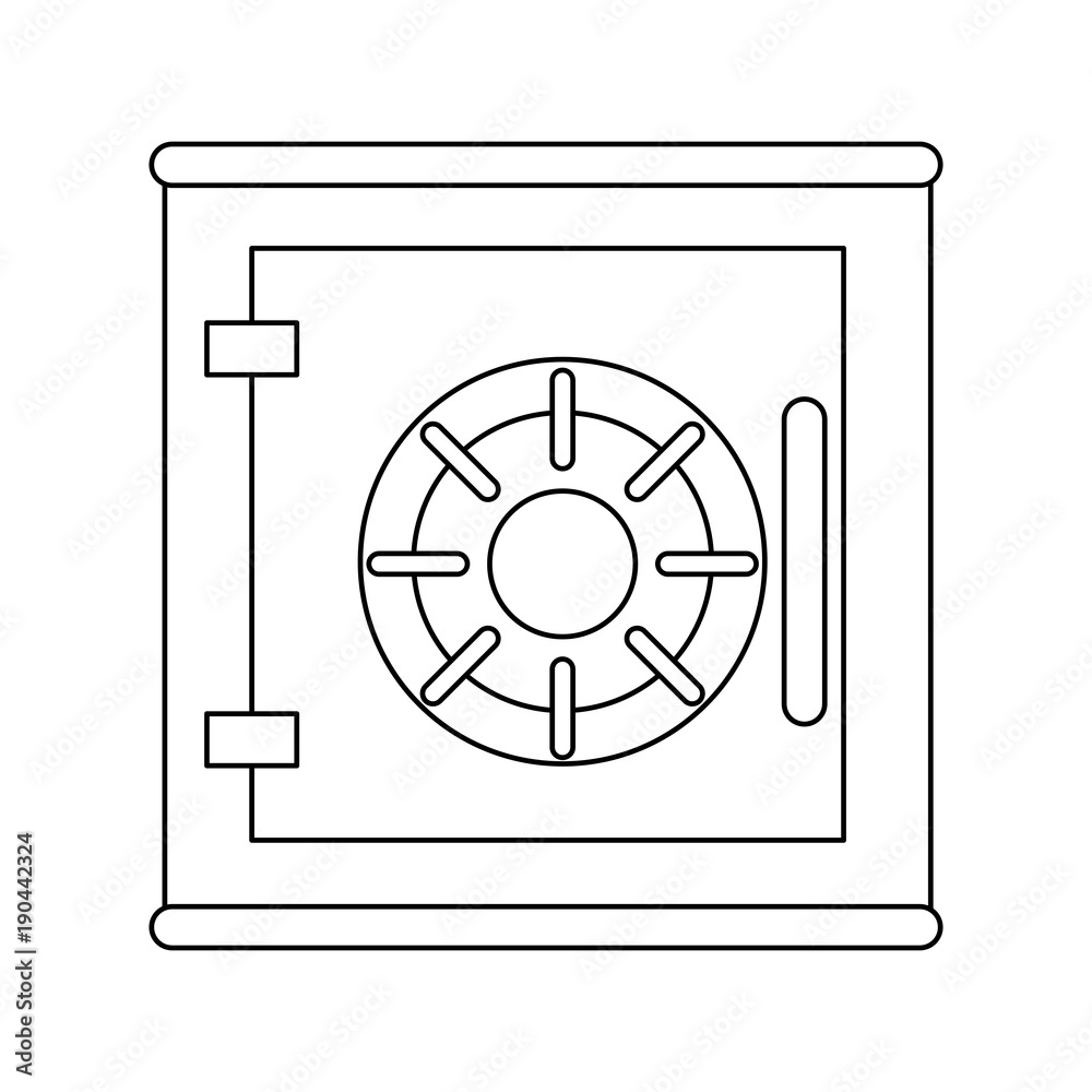 Money strongox deposit icon vector illustration graphic design Money strongox deposit icon vector illustration graphic design