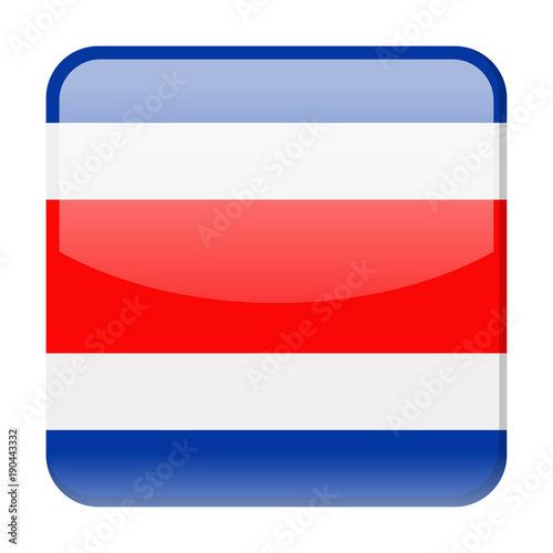 Free Download Costa Rica Flag Vector Square Icon - GFXLoad