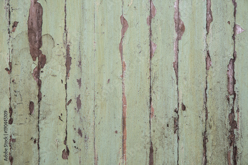 Dirty and old wooden wall for background, Turquoise wooden background and texture,.Stained on old wooden and weathred. photo