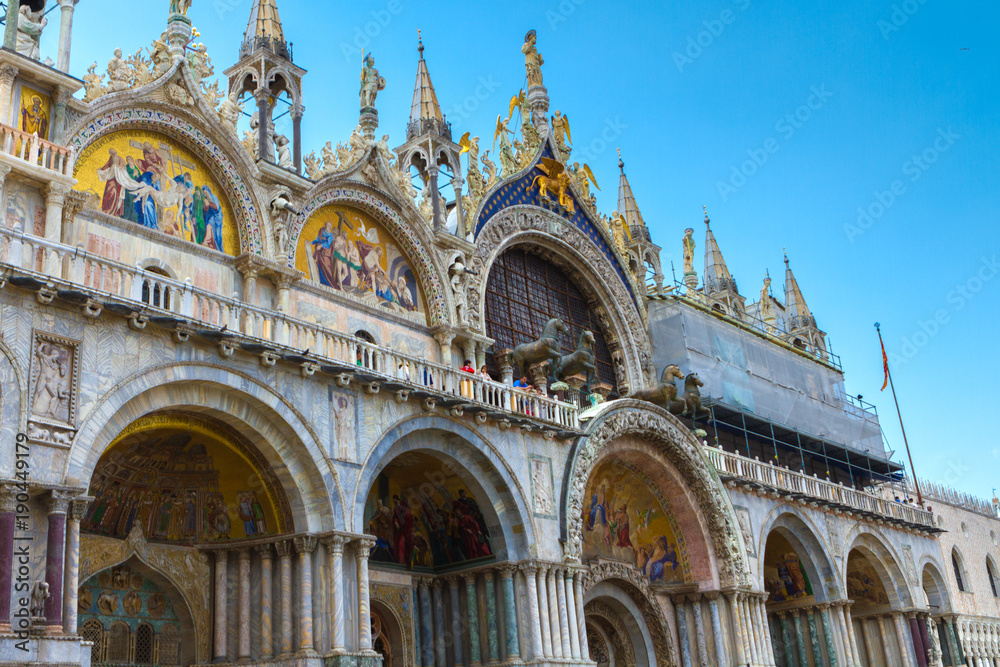 VENICE, ITALY - on May 5, 2016. Basilica on The 