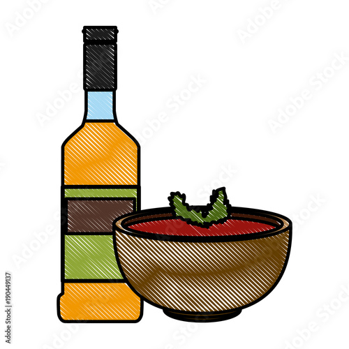 Tequila and mexican beans food icon vector illustration graphic design