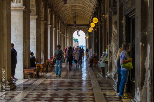 VENICE, ITALY - on May 5, 2016. San Marco square in Venice or Venezia city, Italy, Europe