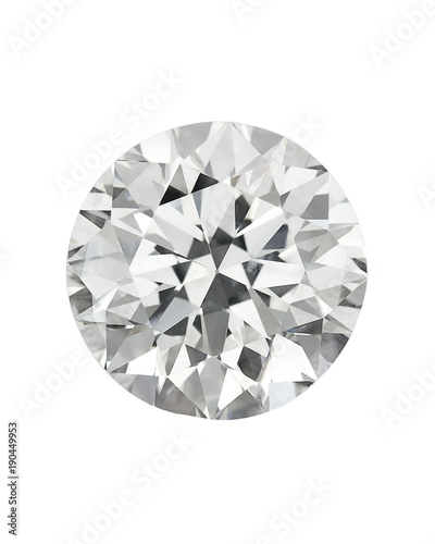 Diamond   top view of loose brilliant round diamonds on white background sharp high quality