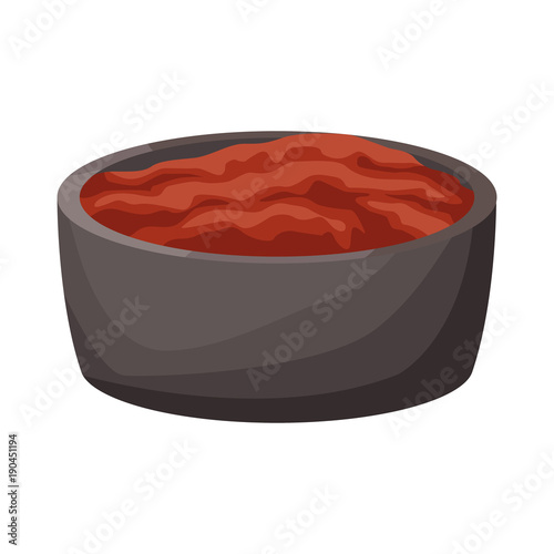 Mexican chilli sauce icon vector illustration graphic design