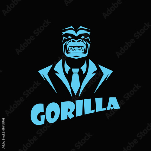 gorilla vector logo