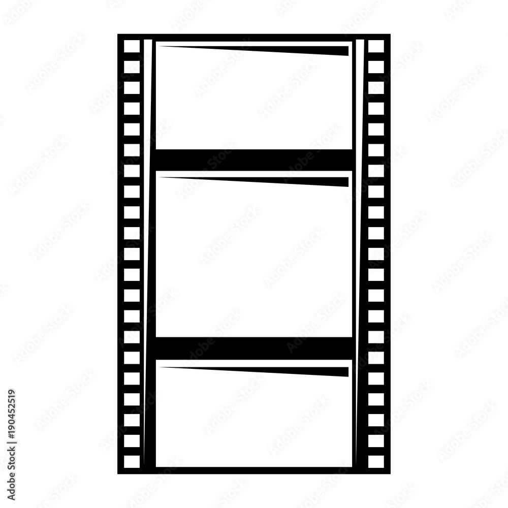 blank film strip negative border hole vector illustration blank film strip negative border hole vector illustration