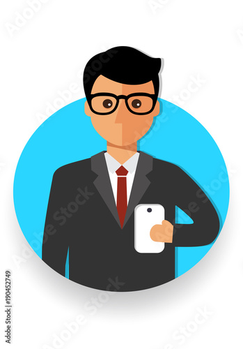 man working in the office