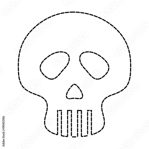 Fototapeta Naklejka Na Ścianę i Meble -  skull icon image