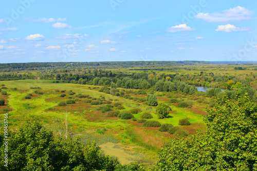 wild landscape from a bird s-eye view