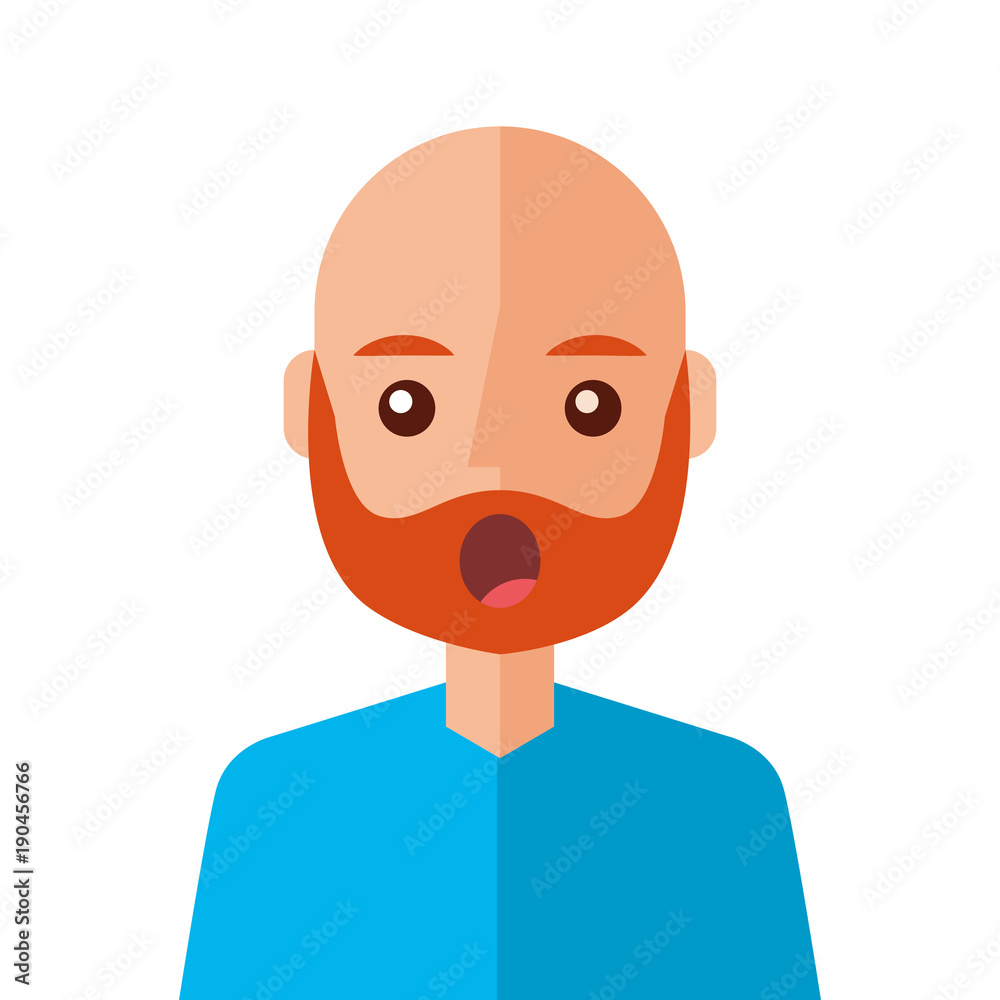 surprised young man avatar character vector illustration design surprised young man avatar character vector illustration design
