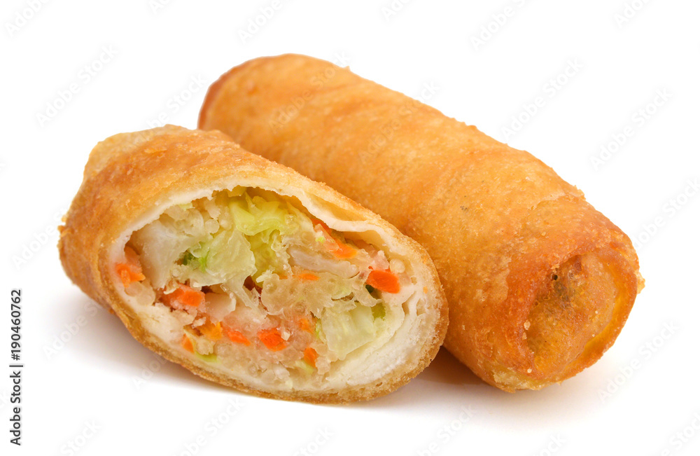 Vegetable spring rolls a great side order at asian restaurants