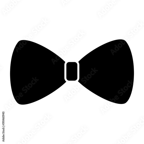 bowtie or bow icon image vector illustration design  black and white