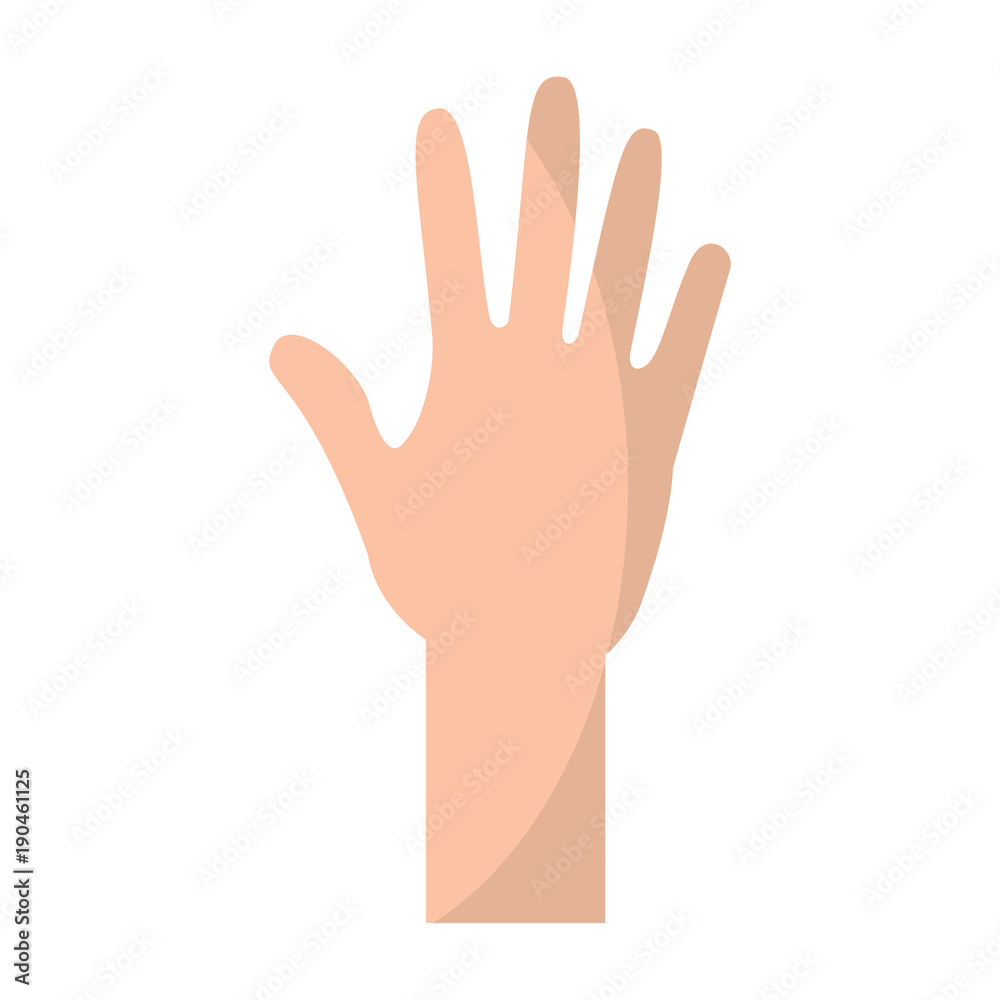 open hand icon image vector illustration design open hand icon image vector illustration design