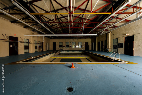 Derelict Swimming Pool - Abandoned Wassaic State School - New York photo