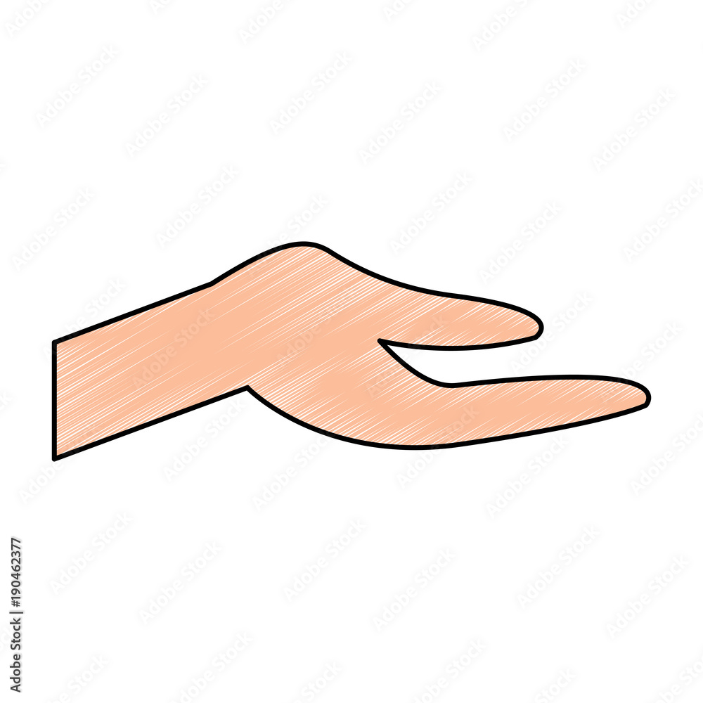 hand give receive sideview icon image vector illustration design hand give receive sideview icon image vector illustration design