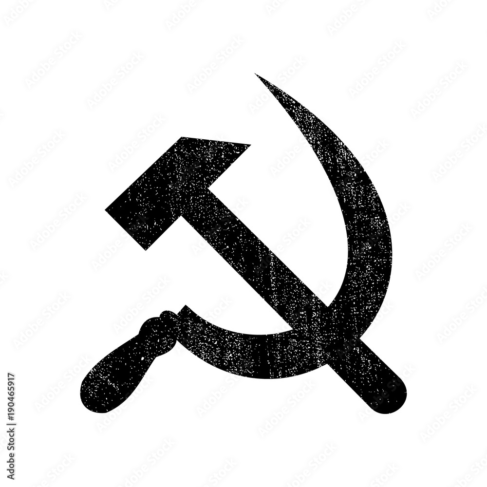 Soviet Union sickle and hammer symbol Stock Vector Adobe Stock