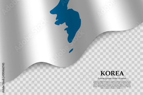 Unification Flag of Korea photo