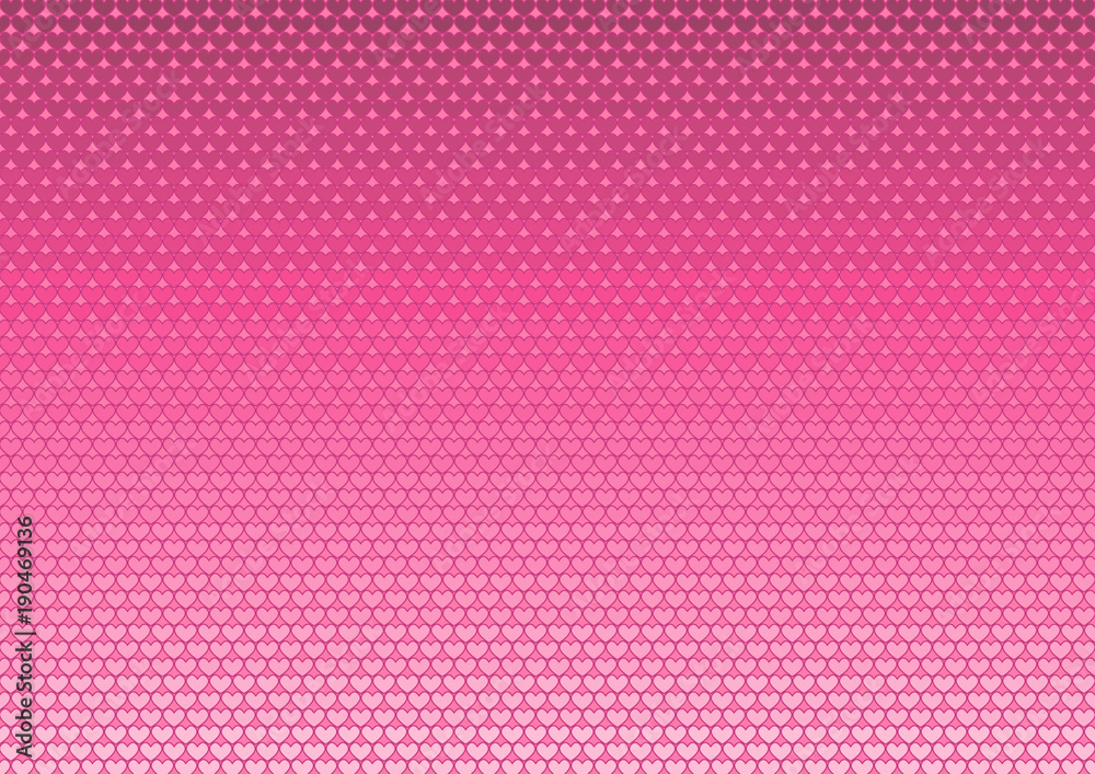 Plakat heart background. Seamless vector pattern for valentine's day