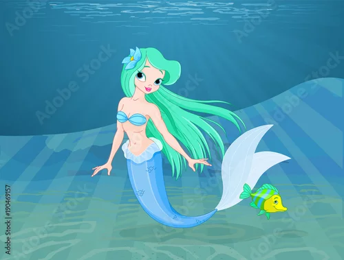 Obraz Piękna syrenka