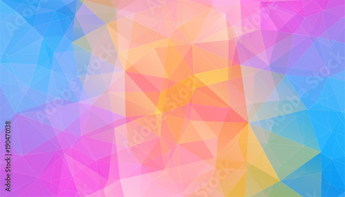 Light color Background of geometric triangle shapes.