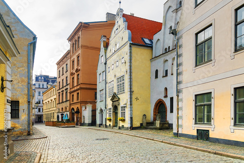old streets of Riga, Latvia