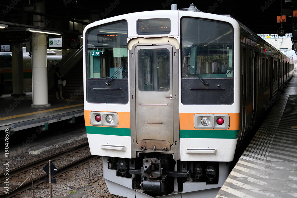 Naklejka premium 上越線普通電車