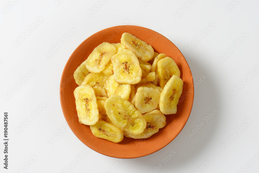 Dried banana chips Dried banana chips
