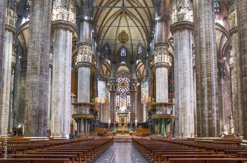 Obraz premium The interior of the Duomo Cathedral