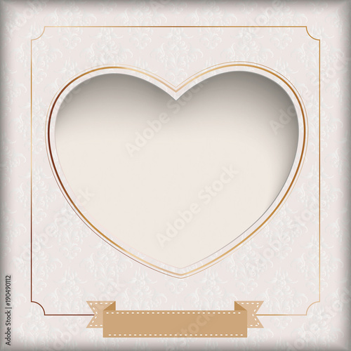 Heart Hole Noble Classic Ornaments Ribbon