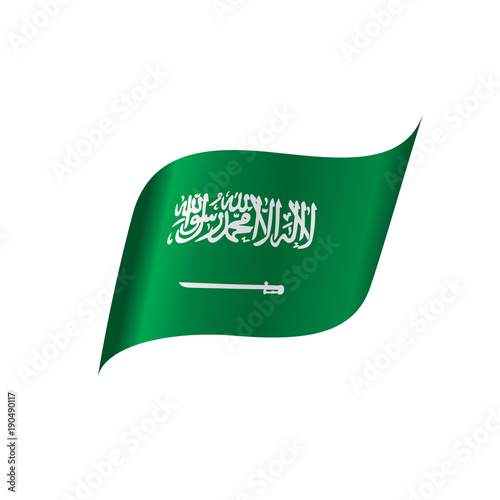 Saudi Arabia flag, vector illustration