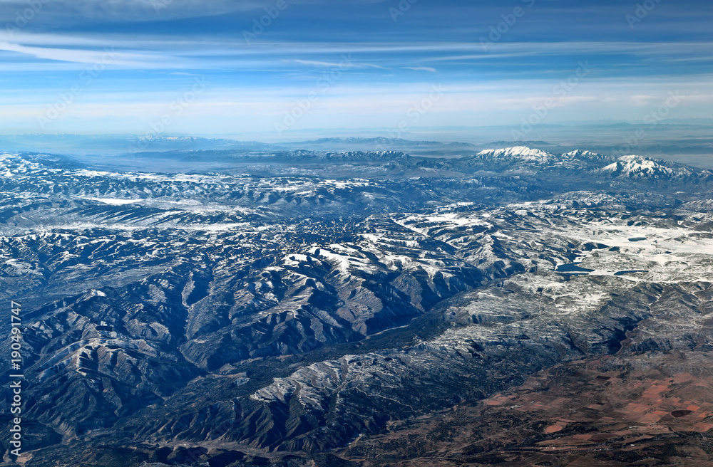 Aerial view of Mountain Landscape 