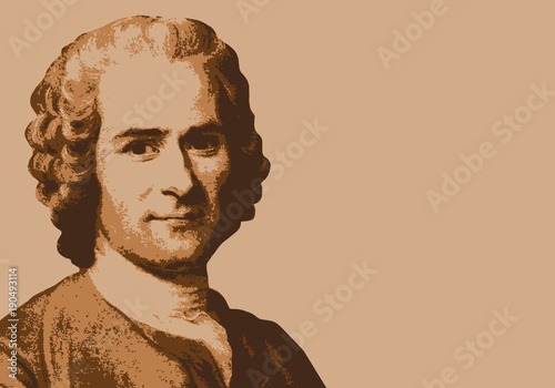 Rousseau - écrivain - portrait - personnage célèbre - littérature - personnage - livre - philosophe