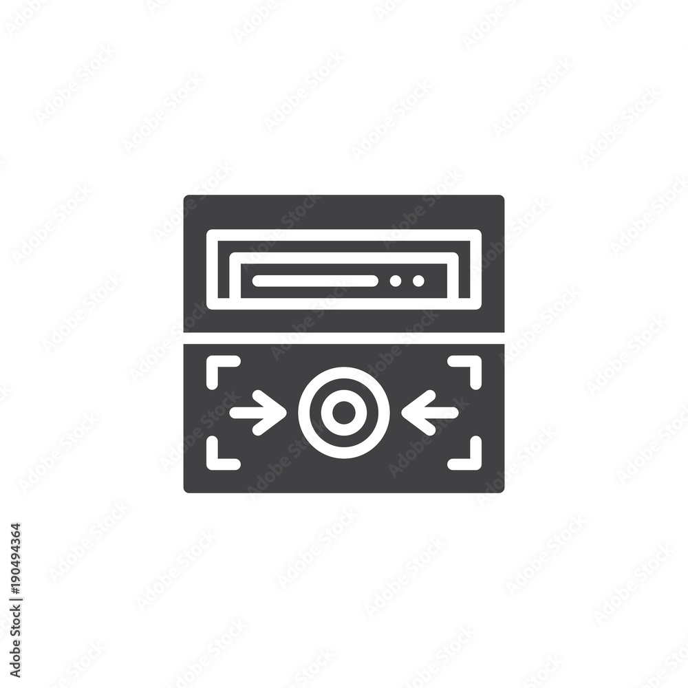 Fire alarm button icon vector, filled flat sign, solid pictogram isolated on white. Emergency system symbol, logo illustration. Fire alarm button icon vector, filled flat sign, solid pictogram isolated on white. Emergency system symbol, logo illustration.