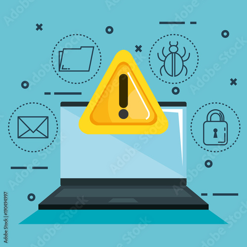 Theft identity set icons vector illustration design