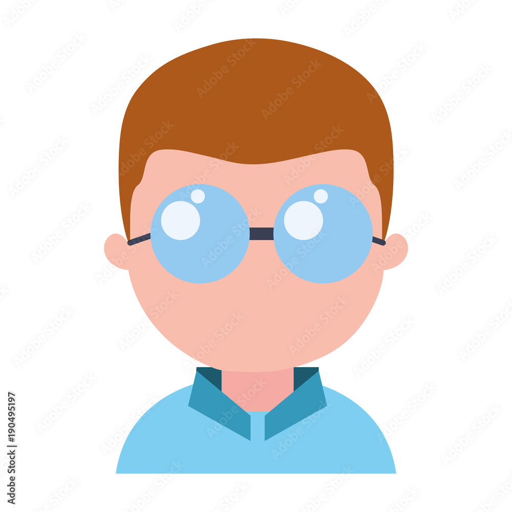 avatar man wearing glasses