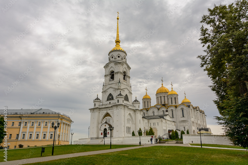 The Assumption Cathedral in Vladimir is the main sight of the city of Vladimir, Russia