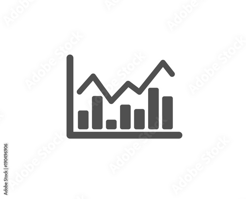 Financial Chart Simple Icon Economic Graph Sign Stock Exchange Symbol Business Investment Quality Design Elements Classic Style Vector Stock Vector Adobe Stock