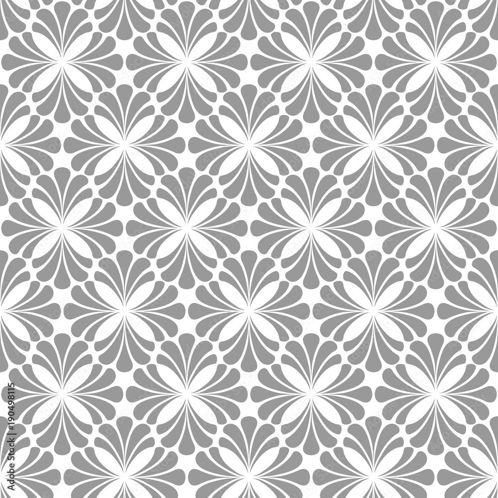 floral seamless pattern. white wedding background. vector illustration